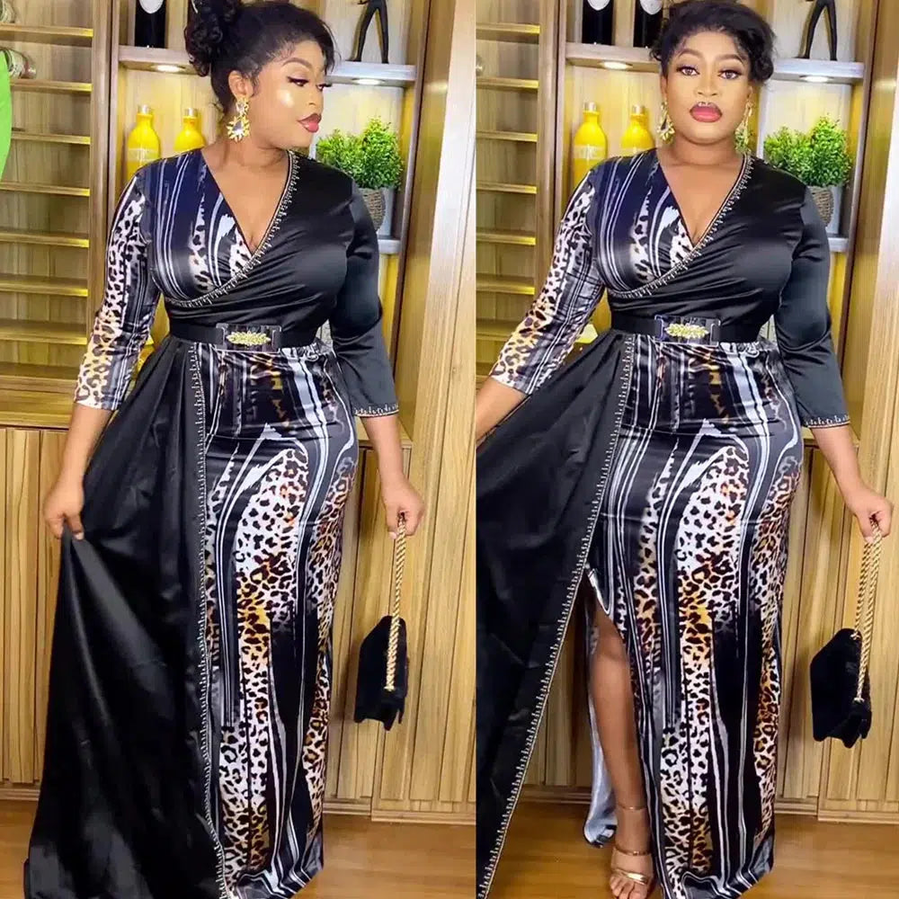 Robe Madame à Paris - Taille 42 Noir Satiné - Made In France - Occasion Très Bon état
